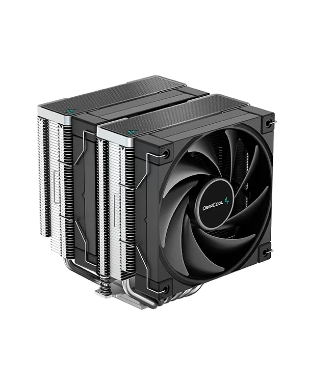 CPU cooler DEEPCOOL AK620 LGA1700/1200/115*/20**/AMD 2x120mm Black PWM FDB fan,500-1850rpm,6HP