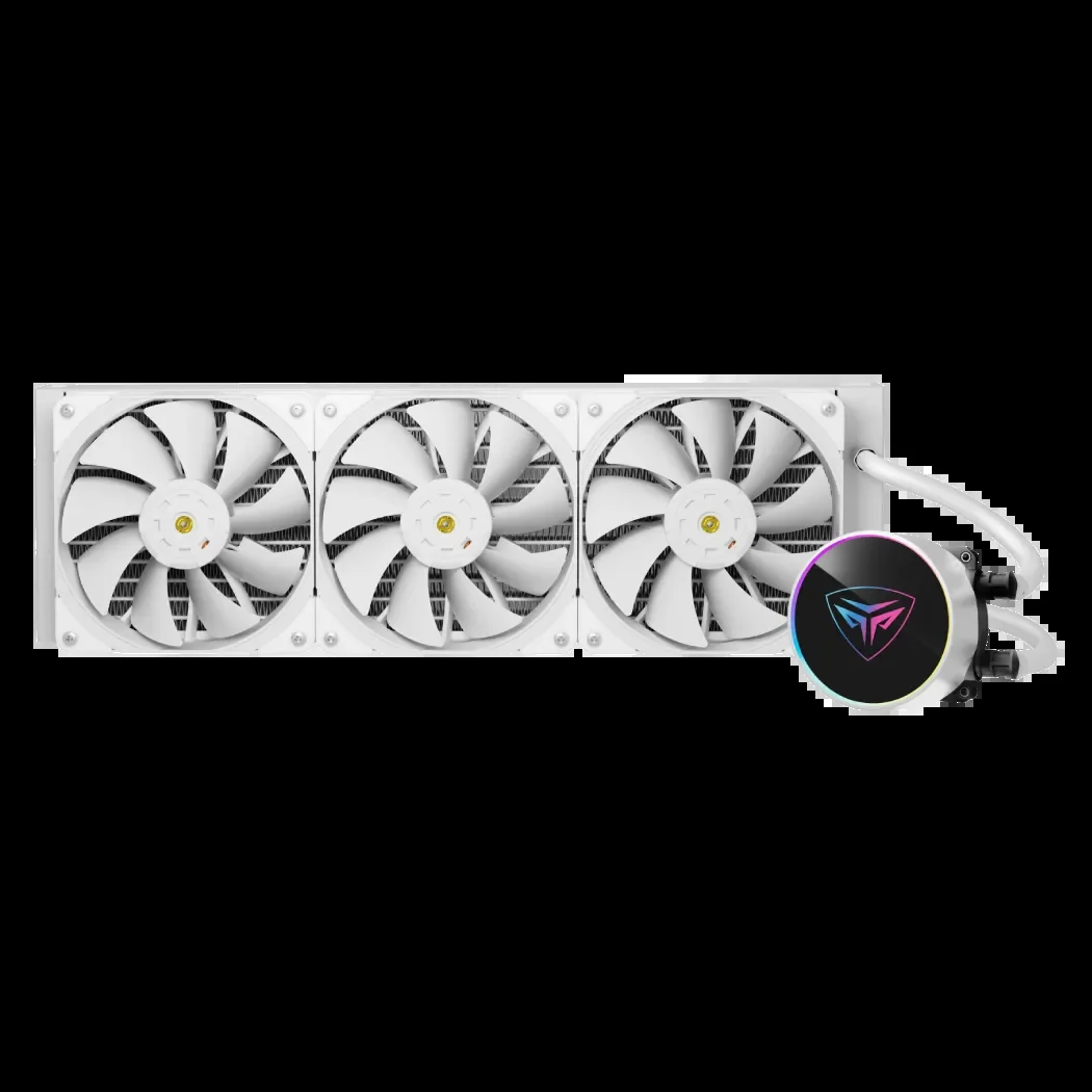 CPU Water Cooler PC Cooler PD360 WH (LGA 1851/1700/1500/115X, AM4/5, Pump 2600RPM, 3*120mm FAN, Radiator 396x120x27mm, TDP 280W, 4Pin PWM)
