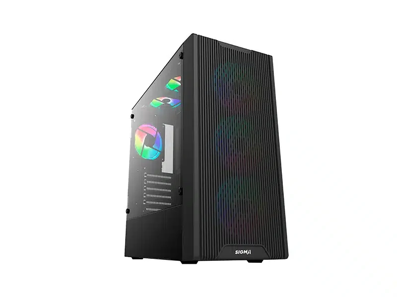 Корпус SIGMA SX-8025 (ATX, 1xUSB 3.0, 2xUSB 2.0, Audio, 1x2.5" SSD или 2x3.5" HDD, 375×200×450mm, Front Dust Filter) БЕЗ ВЕНТИЛЯТОРОВ В КОМПЛЕКТЕ