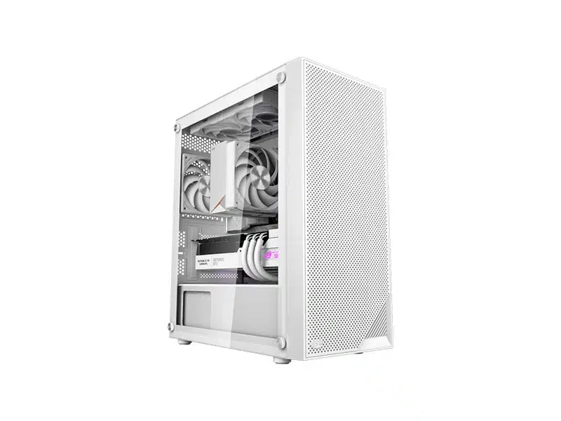 Корпус PC Cooler C3 B310 WH mATX 2xUSB 3.0, HDAudio, 3x2,5" SSD, 2x3,5" HDD, Tempered Glass, 406x220x410mm, White