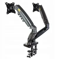 Кронштейн для LCD мониторов North Bayou F160 (настольный/наклонно-поворотный/17"-27"/наклон+85°/-30°/поворот±90°/вращение360°/)