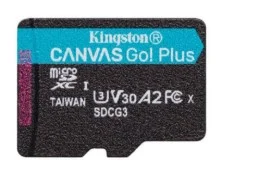 Micro Secure Digital Card (Trans Flash) 256GB HC10 KINGSTON Canvas Go Plus G4 200R V30
