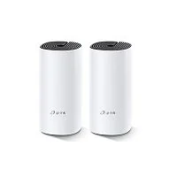 Mesh Wi-Fi система TP-LINK Deco E4(2-PK) AC1200 Dual-Band 867Mb/s 5GHz+300Mb/s 2.4GHz, 2xWAN/LAN 100Mb/s, 2 antennas, MU-MIMO, Parental Control