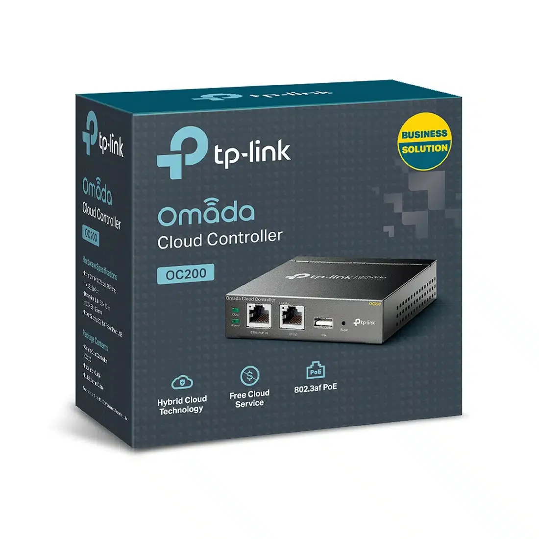Контроллер TP-LINK Omada OC200 (2xEthernet, USB 2.0, MicroSD. VLAN)