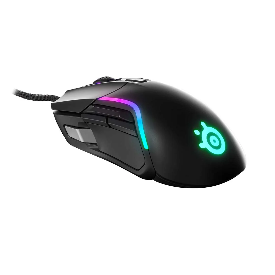 SteelSeries Rival 5 Gaming Mouse, 18000dpi 9 button,USB,BLACK