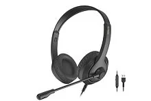 Наушники с микрофоном A4Tech FSTYLER FH100U USB BLACK