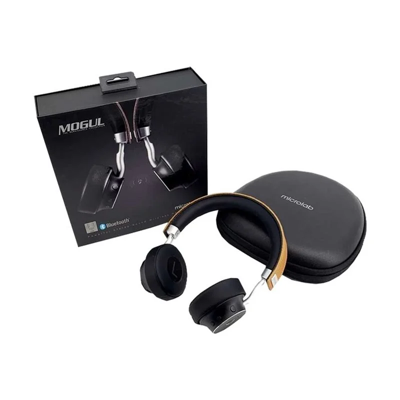 Наушники с микрофоном беспроводные Microlab Mogul, Bluetooth 4.1