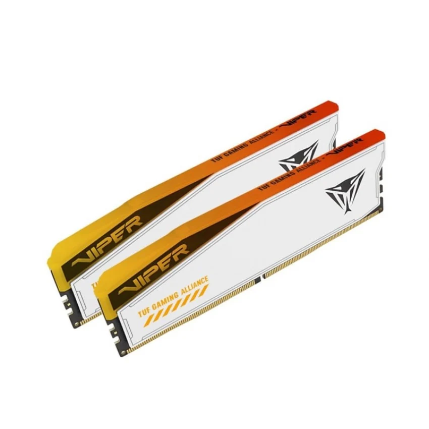 DDR5 48GB (2x24GB) PC-52800 (6600MHz) PATRIOT EP VIPER ELITE 5 RGB TUF GAMING WHITE PVER548G66C34KT