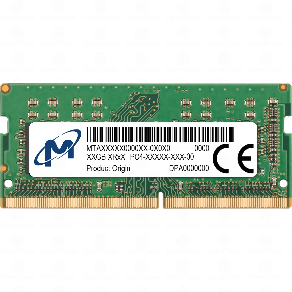 SODIMM DDR4 8GB PC-25600 (3200MHz) MICRON (M) MTA8ATF1G64HZ-3G2R1