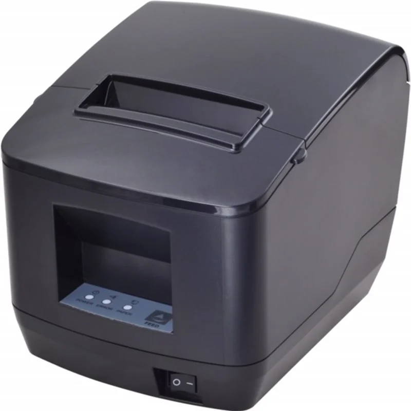 Xprinter XP-E200L 80mm direct thermal Receipt printer USB+LAN, Black, 230mm/s, EU plug