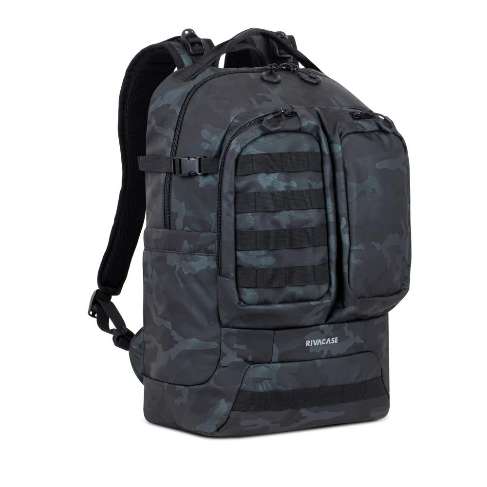 RivaCase 7631 Navy Camo 28L Backpack 15.6"