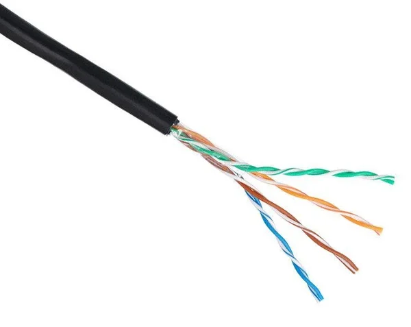 RJ- 45 Cable UTP-5e (8-жильный,медный,уличный) АндижанКабель КСВПП-5е 0,48mm (305м)