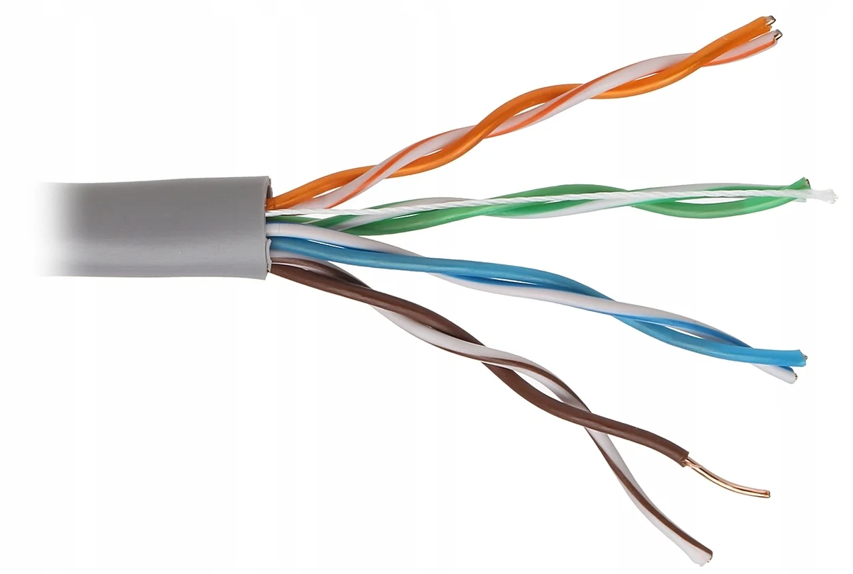 RJ- 45 Cable UTP-6e (8-жильный,медный,внутренний) HIKVISION DS-1LN6UTC0 Grey 0,52mm (305м)