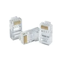 RJ- 45 Connector 5BITES US050A CAT5E 8P8C Gold plated