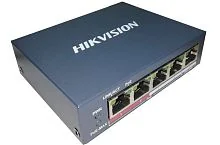 HUB Switch HIKVISION DS-3E0105P-E/M(B) 4x10/100Mbps PoE,1x1000Mbpc,PoE budget:35W Metal