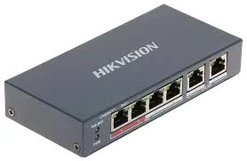 HUB Switch HIKVISION DS-3E0310HP-E(C) 1x10/100MbpsHi-PoE,7x10/100MbpsPoE,2x1000Mbpc,PoE budget:110W