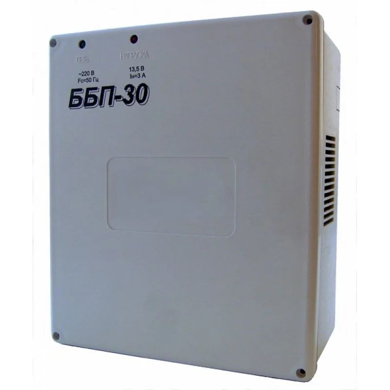 ББП-30 П блок бесперебойного питания 220V/13.6V 3A для АКБ 7А*ч