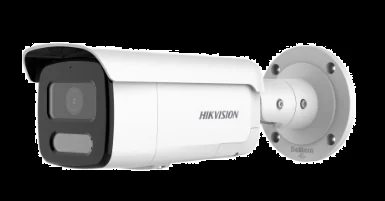 IP camera HIKVISION DS-2CD2T47G2H-LISU/SL(2.8mm) цилин,улич 4MP,IR/LED 60M ColorVu,MIC/SP,MicroSD