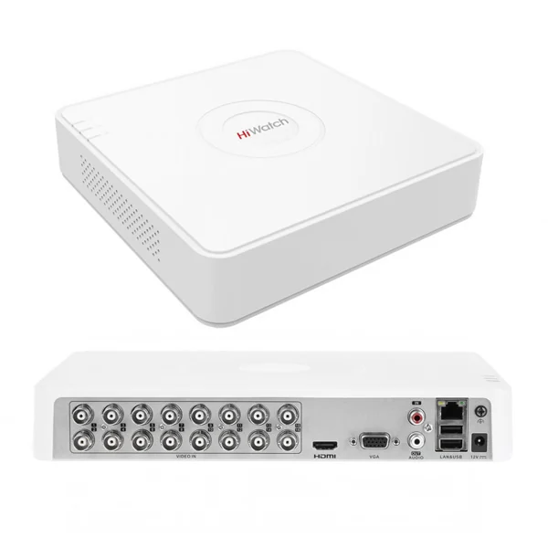 HDVR HIWATCH DS-H216QA(C) (16channel/3MP,16+8 IP/6MP,1HDD upto 6TB,H.265,AoC)