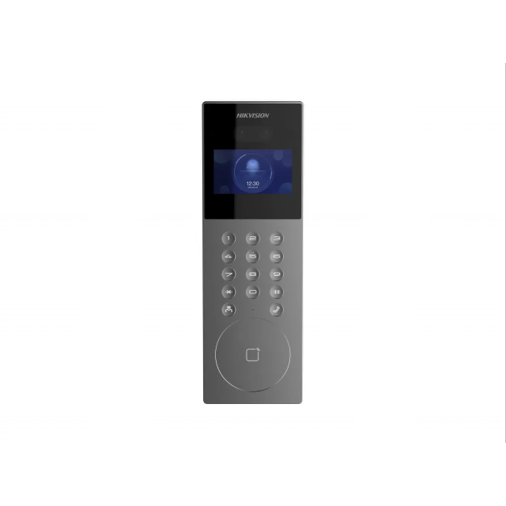 IP многоквартирная вызывная панель HIKVISION DS-KD9203-ME6 (STD) 2MP,распозн.лиц,Mifare,IP65,METAL