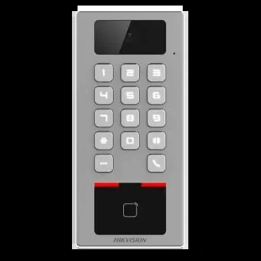 Терминал доступа-аудиодомофон HIKVISION DS-K1T502DBWX Mifare,WIFI,IP65,IK09