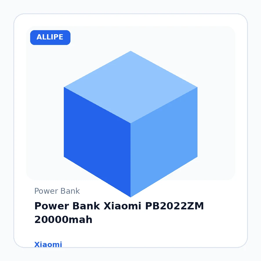 Power Bank Xiaomi PB2022ZM 20000mah