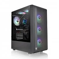 Корпус Thermaltake S200 TG ARGB/Black CA-1X2-00M1WN-00, 3mm Tempered Glass x 1, ATX/Micro ATX/Mini ITX USB2x3.0+1xTypeC, HD-Audio, Высота CPU куллера до 166мм, VGA до 330мм, 460x210x395.3мм, Без Б/П, Черный