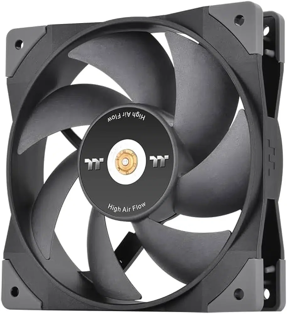 Вентилятор Thermaltake SWAFAN GT12 PC Cooling Fan 1 Pack 120мм,2000+-10%об.мин, 54.71CFM, 29.8dBA, Molex, 120х120х25мм, гидравлический подшипник, 40000 часов время службы [CL-F155-PL12BL-A]