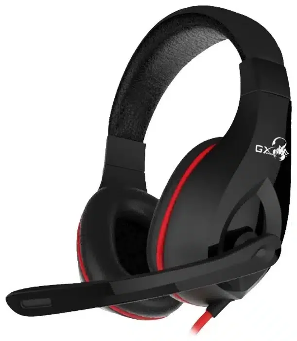Наушники с микрофоном Genius HS-G560 2xJack, 20Hz-20kHz, 91dB/-54dB, Чёрный