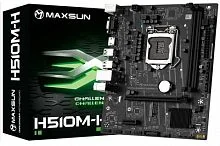 Матплата MAXSUN Challenger H610M-H, LGA1700, Intel H610, 2xDDR4 PC25600, 1xPCI-E16X, 1xPCI-E1x, Sound8Ch, GBLAN, 3SATA+M.2, mATX, 4USB3.2+6USB2.0, HDMI