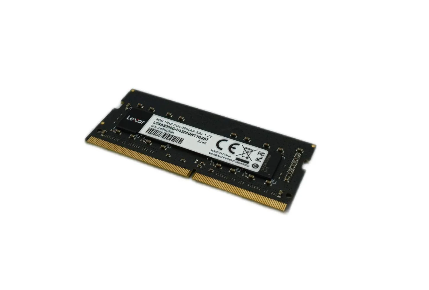 Оперативная память для ноутбука DDR4 16GB PC4 (3200MHz) 1.2V, LEXAR