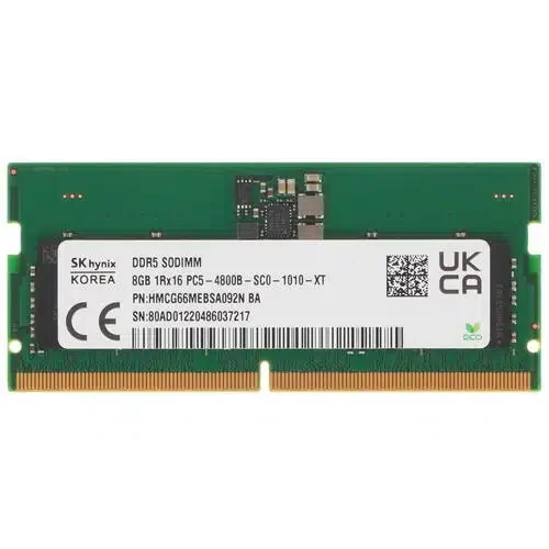 Оперативная память для ноутбука DDR5 SODIMM 8GB Hynix PC5600 Pulled
