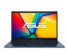 Ноутбук ASUS VIVOBOOK 14 X1404VA-I512256 Intel i5-1334U(up to 4.6GHz) 8GB DDR4, 256GB SSD NVMe, 14.0" FHD, Intel Iris Xe Graphics, WF, BT, HDMI, Type-C, WIN11H, ENG-RUS, темно синий