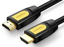 Интерфейсный кабель UGREEN HD101 HDMI v1.4, 2м, чёрно-жёлтый