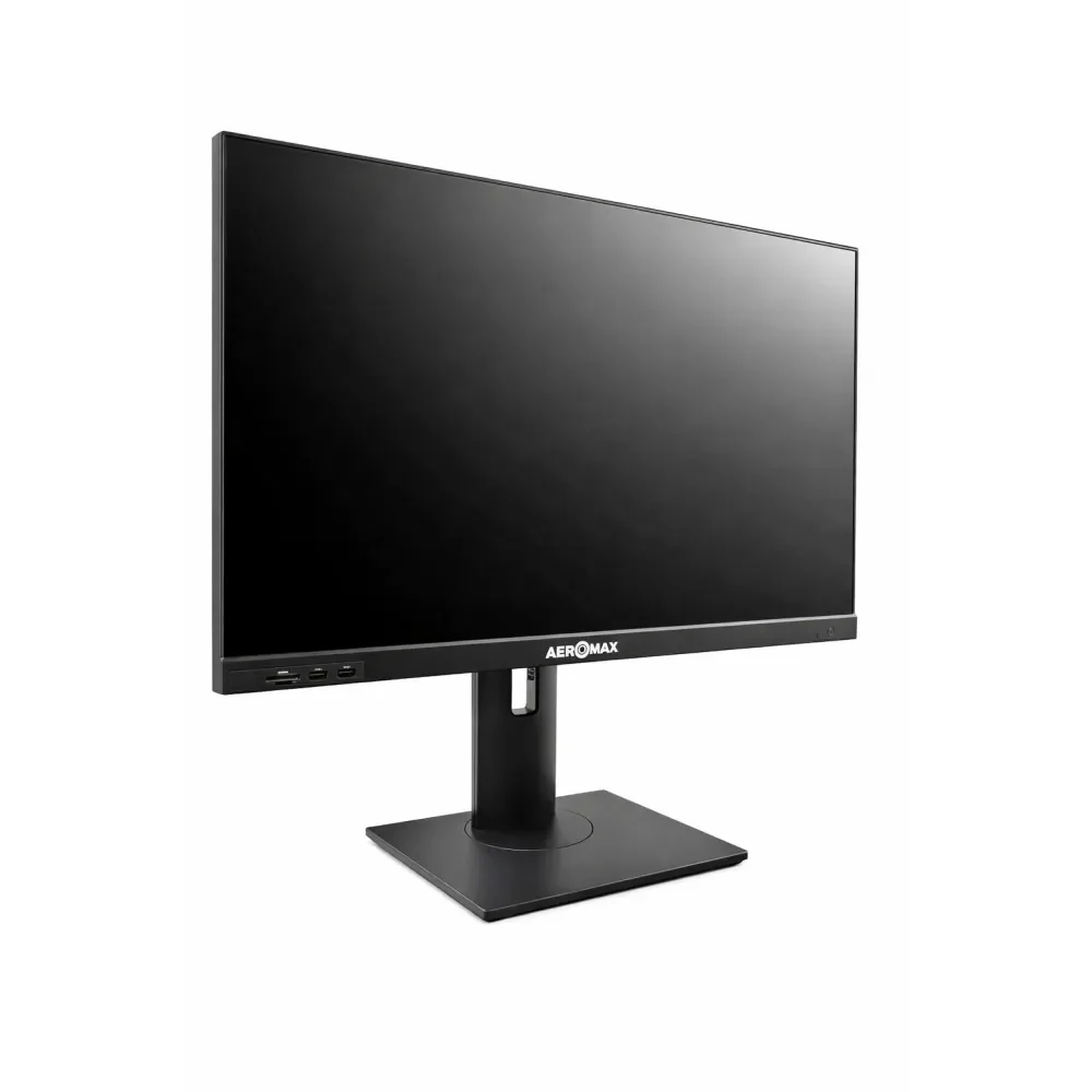 Моноблок 24" Aeromax L2431, i3-12100, 16GB SODIMM DDR4, 1TB SSD m.2 NVMe, 24" FHD IPS, Type-C, WiFi, Bluetooth, VGA, WebCam, HDMI, 4xUSB, LAN, Audio, черный