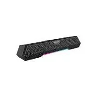 Беспроводная колонка Edifier MG250, 2.5W+2.5W (RMS), 52mm drivers, ≥ 85dB (A), Bluetooth v5.3, AUX, USB-A, управляемая RGB, 20 часов звучания, 80Hz-19000Hz, 383.2mmx71.2mmx86.3mm, 0.8kg, черный