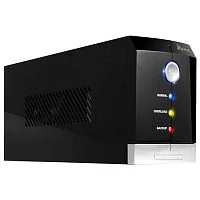 ИБП UPS SVC V-1500-F, 1500VA(900W), 12V/9Ah, AVR стабилизатор: 165-275V, 3 вых: 2 системных+1 для принтера (Bypass), Black, USB (технология Smart), LED светодиодная подсветка