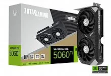 Видеокарта RTX 5060Ti ZOTAC GAMING GeForce RTX 5060 Ti Twin Edge 8GB GDDR7, Engine clock 2572MHz, Memory clock 28000MHz, 128Bit, 3xDP, HDMI [ZT-B50610E-10M]