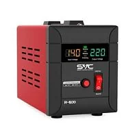 Стабилизатор (AVR)SVC FL-600 600ВА/500ВтДиапазон работы AVR: 140-260В,Выходное напряжение:220В +/-7%,Задержка включения, выход 2 шт Sсhuko,LCD-дисплей, Защита: от перегрузки, короткого замыкания, повышенной температуры, Белый