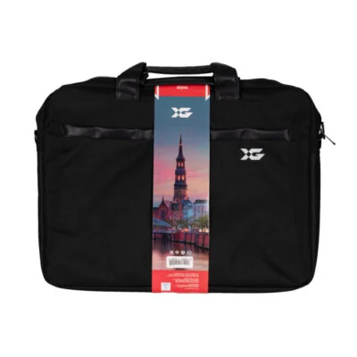 Сумка для ноутбука XG Hamburg (XGNB-401B-P17.3), 17.3", Лёгкая, Усиленные ручки, Внешнее отделение на молнии, Органайзер, 2 внутренних отделения, Внутренний карман на молнии, Уплотнённые стенки, Полиэстер, Чёрный , Лёгкая, Усиленные ручки, Внешнее отделен