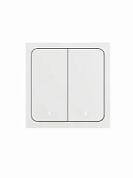 Умный беспроводной выключатель Яндекс YNDX-00535, Zigbee, Wi-Fi(2,4 ГГц), IP20, Белый