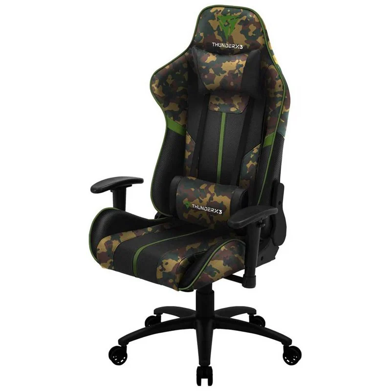 Gaming Chair ThunderX3 BC3 BLACK 65mm wheels PVC Leather