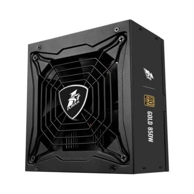 Блок питания 1STPLAYER STEAMPUNK PS-750SP, 750W, ATX, APFC, GOLD, 20+4pin, 2*4+4pin, 6*Sata, 6*Molex, 4*PCI-E 6+2pin, Modular, Вентилятор 14см, Черный