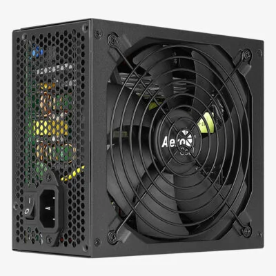 Блок питания Aerocool KCAS PLUS 1200GM, 1200W, ATX, Gold, APFC, 20+4 pin, 8pin, 4+4pin, 10*Sata, 6*Molex, 6*PCI-E 6+2 pin, Модульный, Вентилятор 14см, Кабель питания, Чёрный
