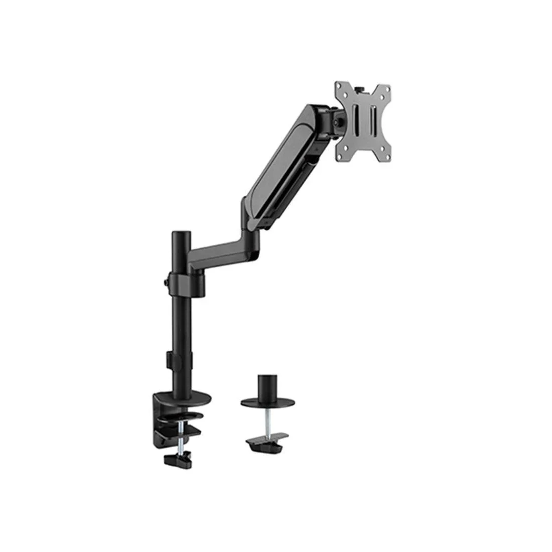 Настольный кронштейн с газлифтомXG MG-1732, для мониторов 17"-32",Нагрузка 9 кг., Наклон + 35°~- 35°, Поворот +/- 90°, Вращение монитора +/-180°,