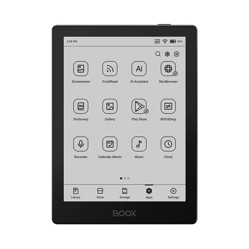 Электронная книга Onyx Boox GO 6, оперативная память 2гб,память 32гб, дисплей 6 дюймов, аккамулятор 1500 мАч, операционая система Android,Черный