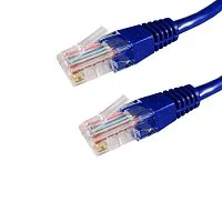 Патч Корд SHIP S3025BL0100-P, Cat.5e, UTP, LSZH, RJ-45, 1 м, Синий, Пол. пакет