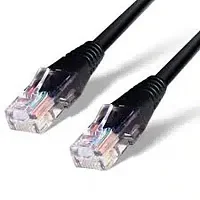 Патч Корд SHIP S6025BK0100-P, Cat.6, UTP, LSZH, RJ-45, 1 м, Чёрный, Пол. пакет