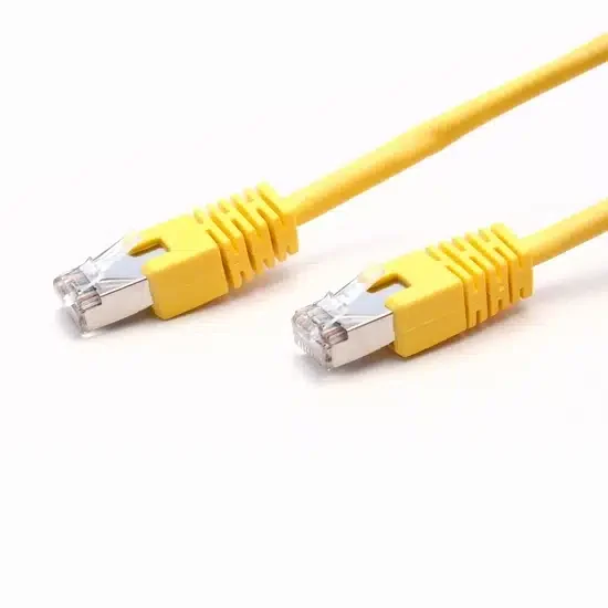Патч Корд SHIP S4025YL1000-P, Cat.5e, FTP, LSZH, RJ-45, 10 м, Жёлтый, Экранированный, Пол. пакет