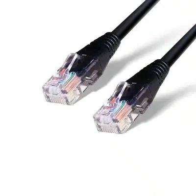 Патч Корд SHIP S3025BK2000-P, Cat.5e, UTP, LSZH, RJ-45, 20 м, Чёрный, Пол. пакет